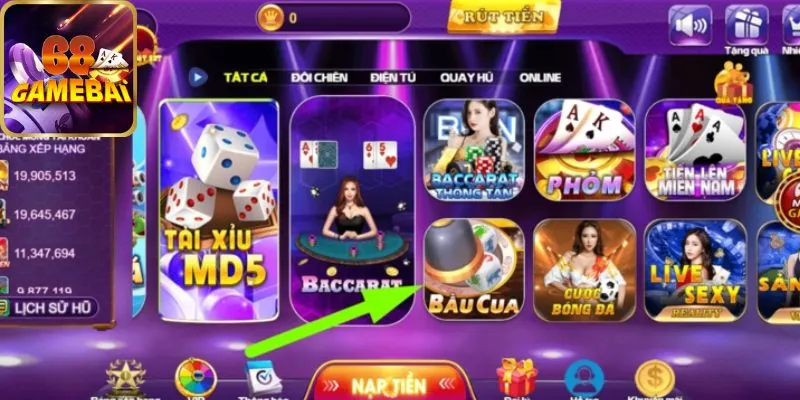 Lưu ý khi tham gia game bầu cua tại cổng 68gamebai